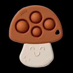 Silicone Teether with Sensory Popper