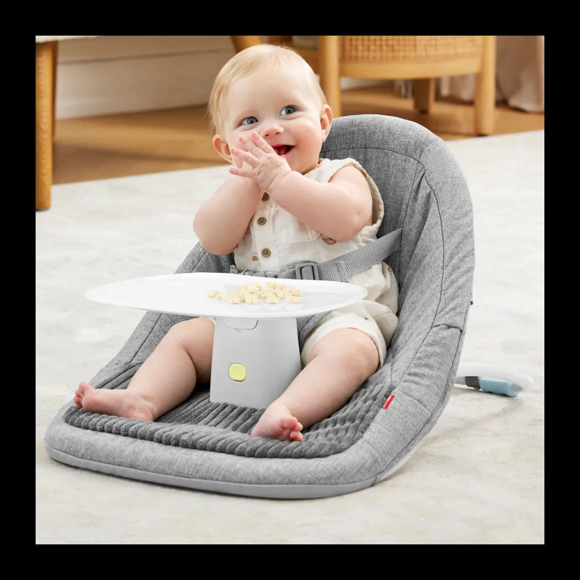 Silver Lining Cloud Upright Floor Seat & Tray