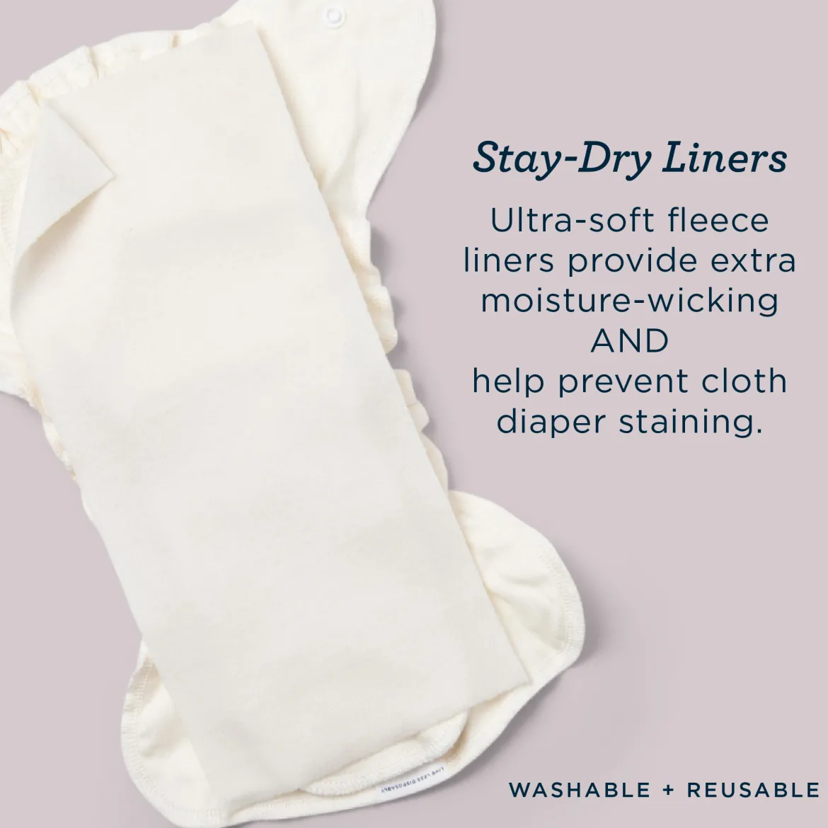 Stay-Dry Cloth Diaper Liners