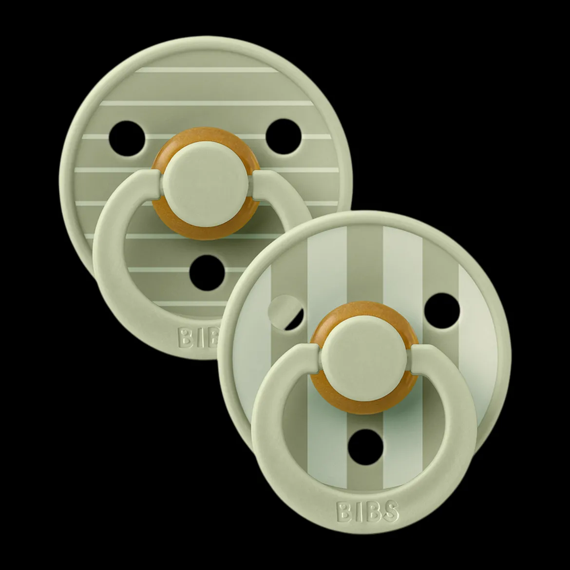 Studio Pin Colour Natural Rubber Pacificier (2-pack)