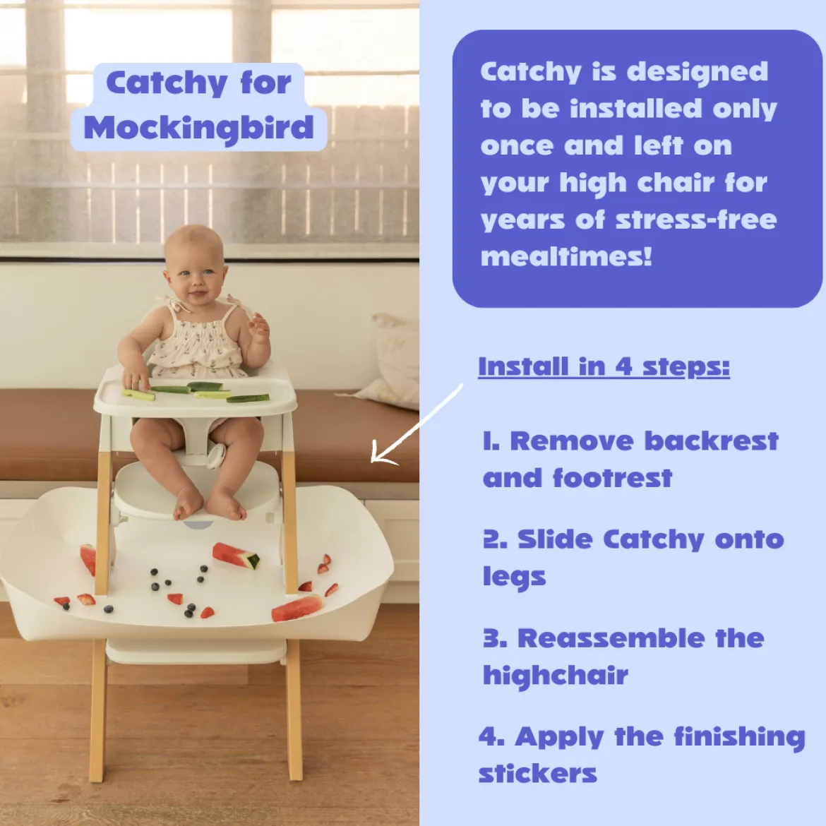 The Food Catcher for High Chairs