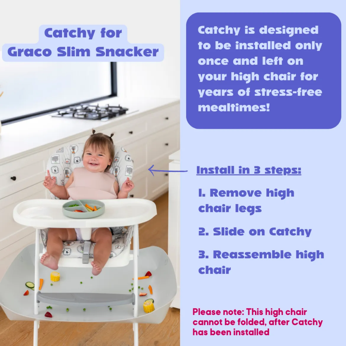 The Food Catcher for High Chairs