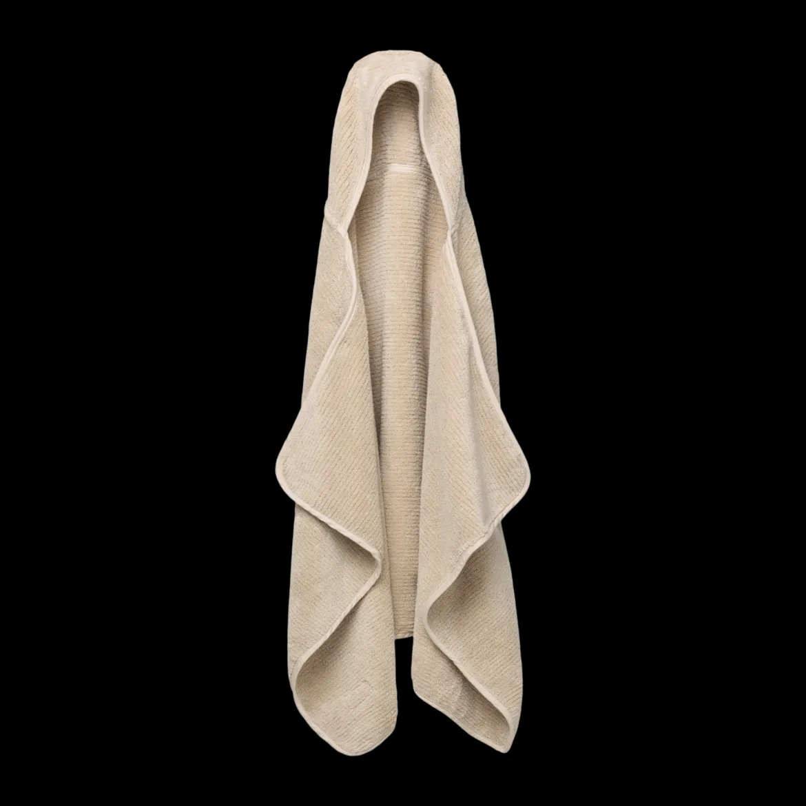 The Organic Ribbed Hooded Towel