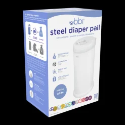 Ubbi x Babylist Matte Steel Diaper Pail