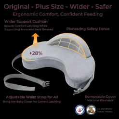 Upgraded Adjustable Nursing Pillow