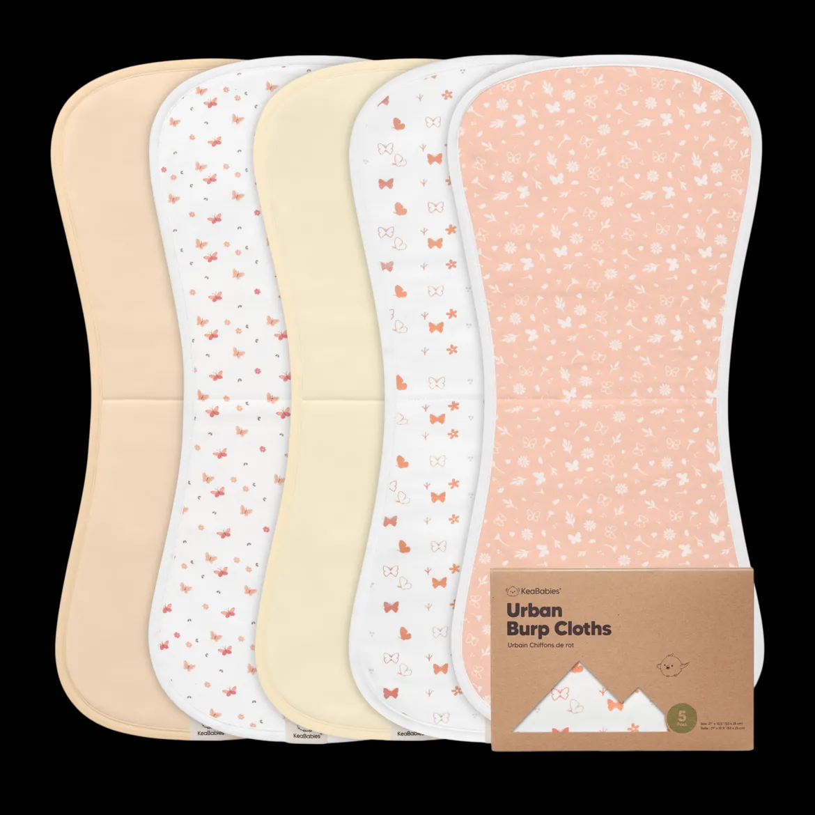 Urban Burp Cloths (5 Pack)