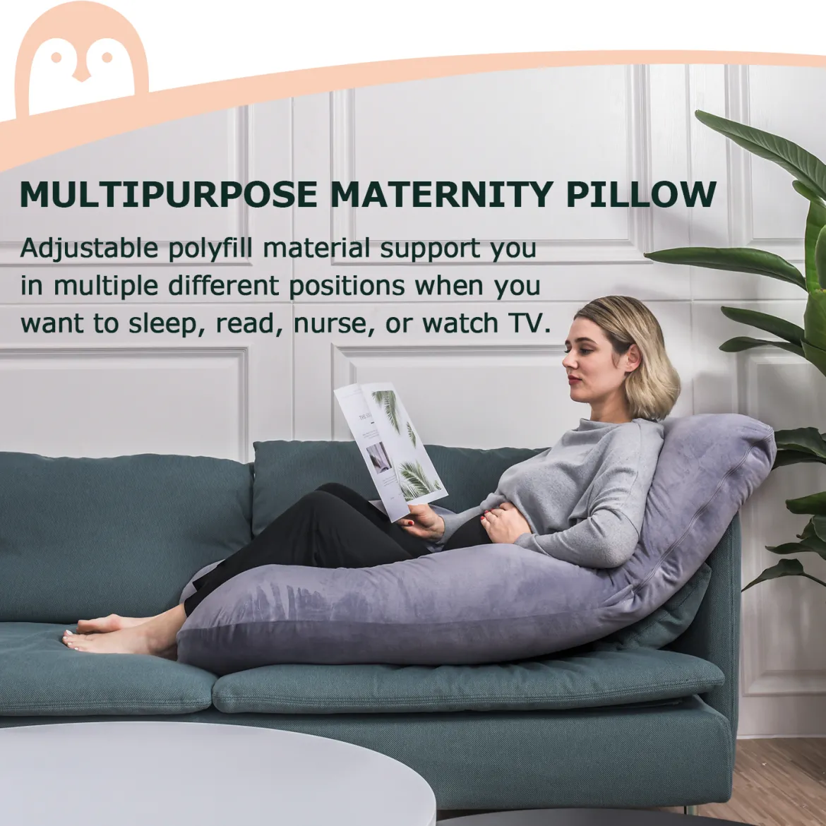 U-Shaped Full Body Maternity Pillow