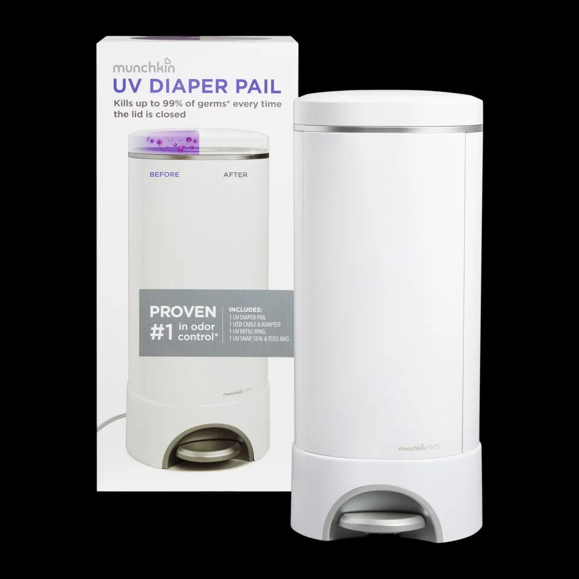 UV STEP Diaper Pail