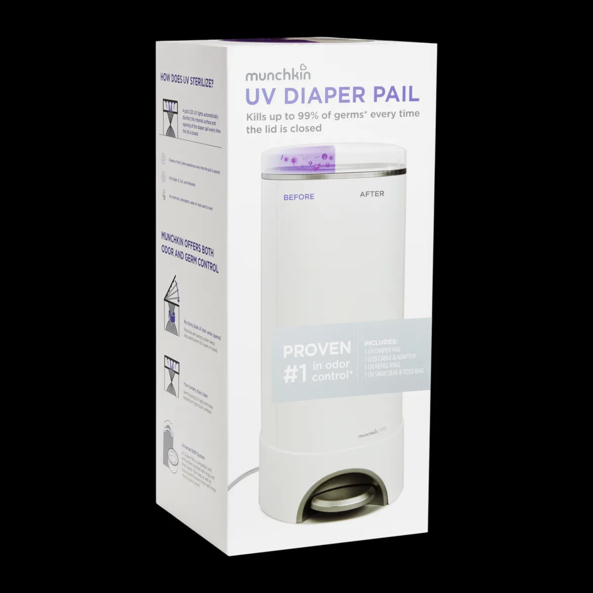 UV STEP Diaper Pail