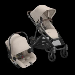 Vista V3 Stroller & Aria V2 Lightweight Infant Car Seat Travel System