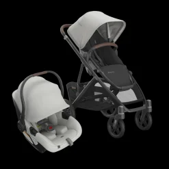 Vista V3 Stroller & Aria V2 Lightweight Infant Car Seat Travel System