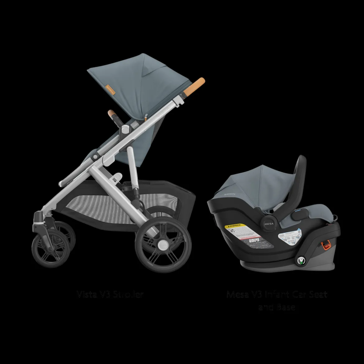Vista V3 Stroller & Mesa V3 Infant Car Seat Travel System
