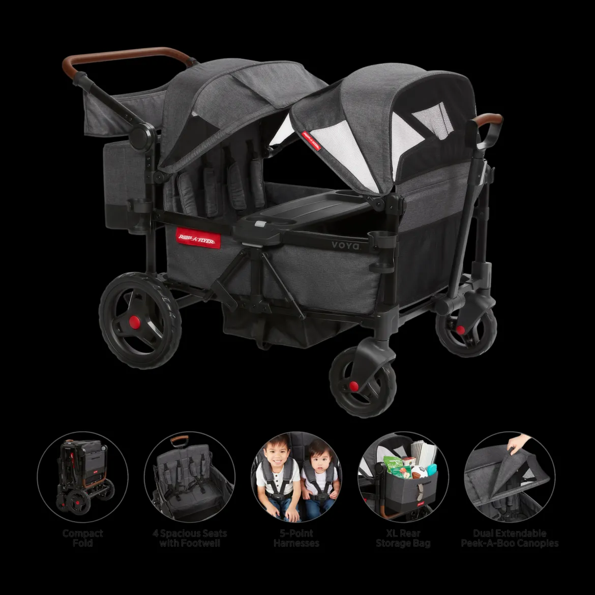 Voya Quad Stroller Wagon