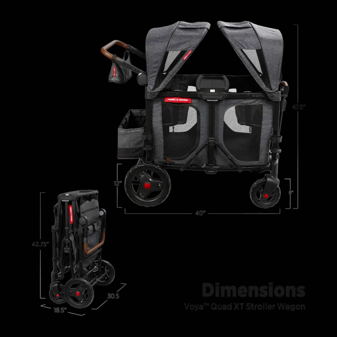 Voya XT Quad Stroller Wagon