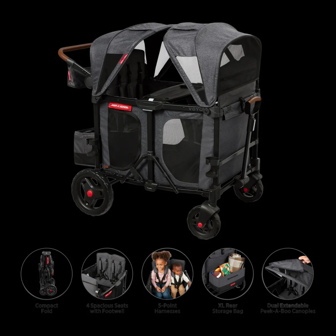Voya XT Quad Stroller Wagon