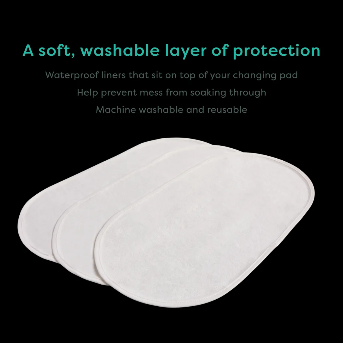 Waterproof Changing Pad Liner (3-Pack)