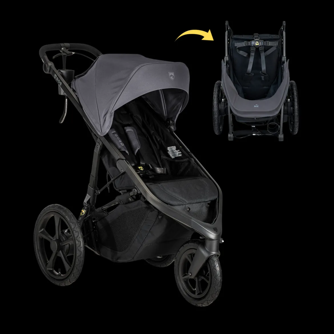 Wayfinder Single Jogging Stroller