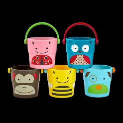 Zoo Stack and Pour Buckets (Set of 5)